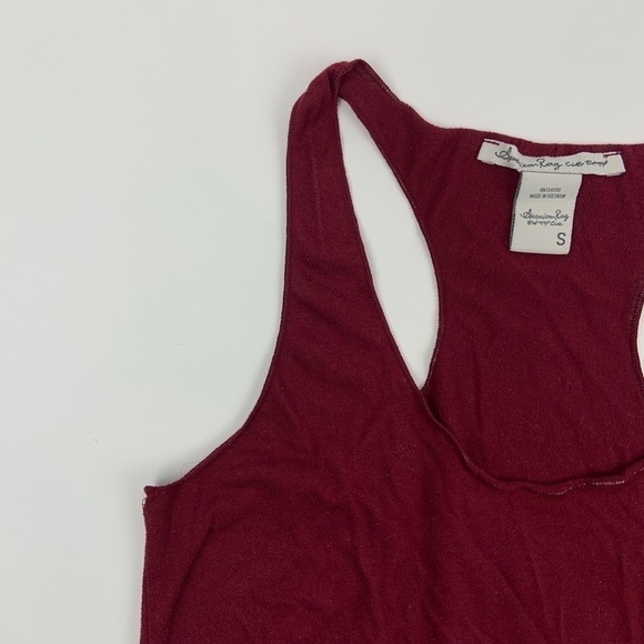 American Rag Tank Top Womens Small Round Neck Racerback Red - Picture 4 of 6